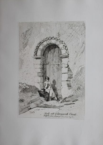 John Sell Cotman - Lato sud della chiesa di Braysw