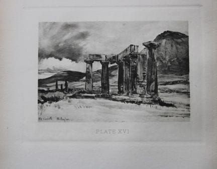 John Fulleylove 1897 - Incisione del Tempio di Cor