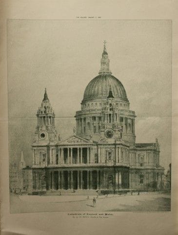 Cattedrale di San Paolo, Londra, 1892.

Questa tav
