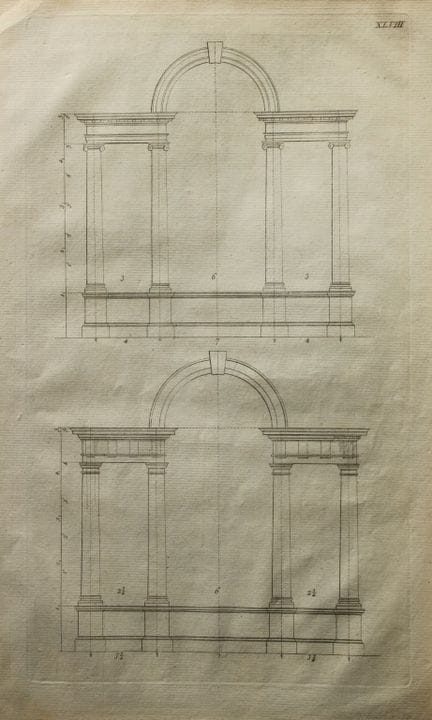 James Gibbs - Disegno architettonico, 1753.

Quest