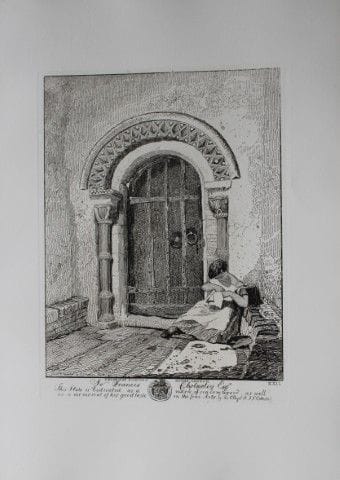 John Sell Cotman - Porte ad arco in stile romanico