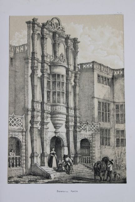 Nash J - Litografia di Bramshill, Hampshire, 1869.