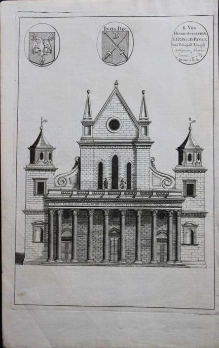 Prospetto nord della Vecchia Cattedrale di St Paul