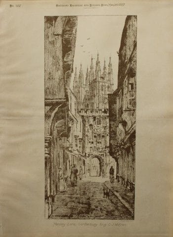 CJ Watson - Mercery Lane, Canterbury, Inghilterra,