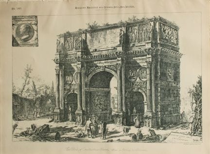 Piranesi - Arco di Costantino, Roma 1886.

Questa 