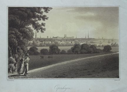 Thomas Medland  - Acquatinta di Copenaghen, 1805.
