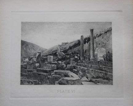 John Fulleylove 1897 - Incisione raffigurante il T