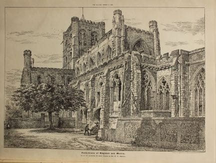 HW Brewer - Cattedrale di St Albans, 1892.

Questa