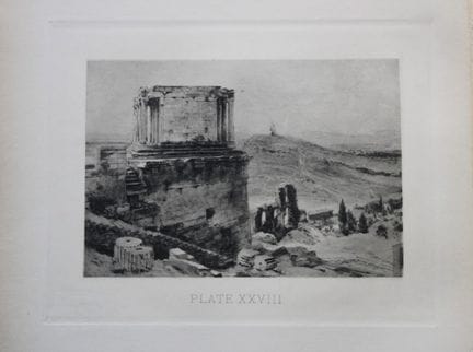 John Fulleylove 1897 - Incisione del Tempio della 