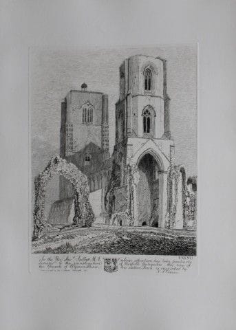 John Sell Cotman - Chiesa di Wymondham, Norfolk, 1