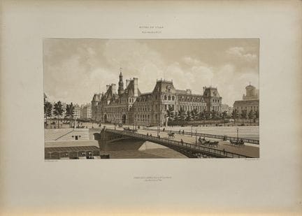 Fedor Hoffbauer - Hotel de Ville, Parigi (in costr