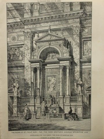 HA Gribble - Chiesa di Brompton, 1882.

Questa tav