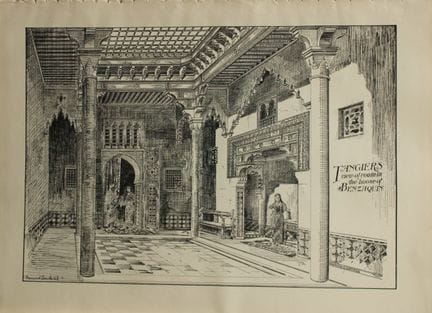 Bernard Smith - Casa dei Benzaquin, Tangeri 1883.
