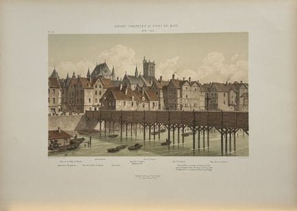 Fedor Hoffbauer - Grand Châtelet e Pont de Bois ne