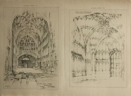 CE Mallows - Cattedrale di Gloucester, 1892.

Ques