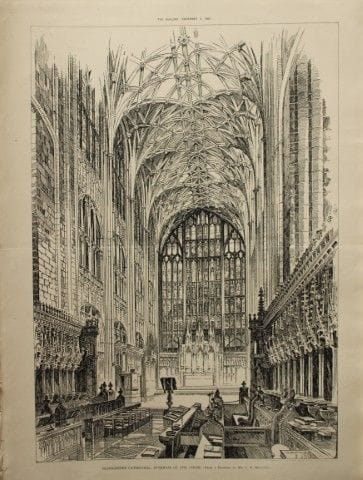 CE Mallows - Cattedrale di Gloucester, 1892.

Ques