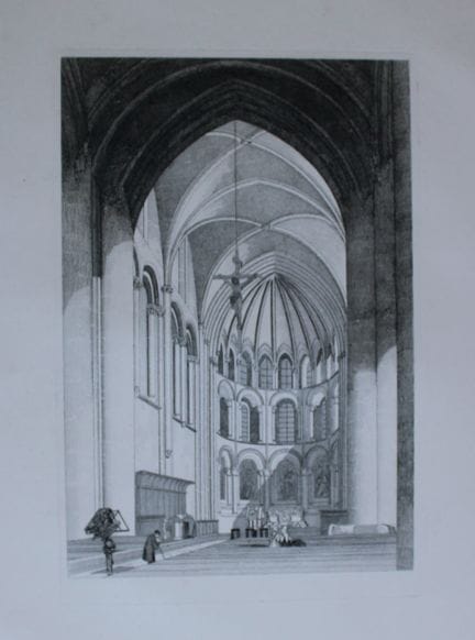 John Sell Cotman - Incisione in folio dell’Abbazia