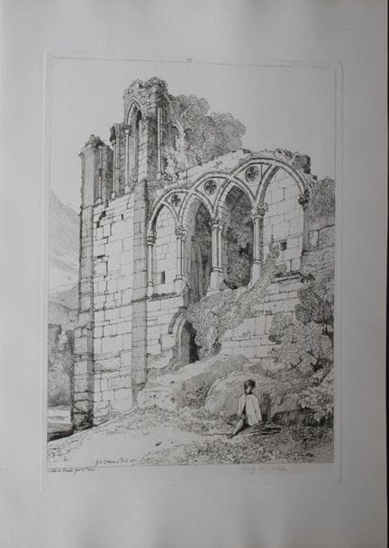John Sell Cotman - Abbazia di Easeby, Yorkshire, 1