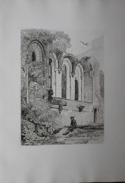 John Sell Cotman - Abbazia di Fountains, Yorkshire