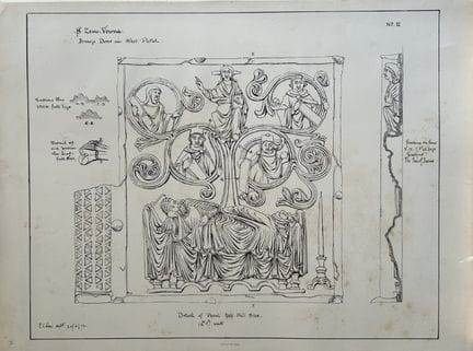 Disegno architettonico - S. Zeno, Verona 1872.

Qu