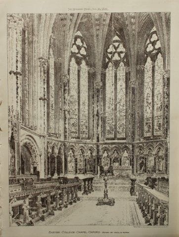 CB Roper - Cappella dell’Exeter College, Oxford, 1