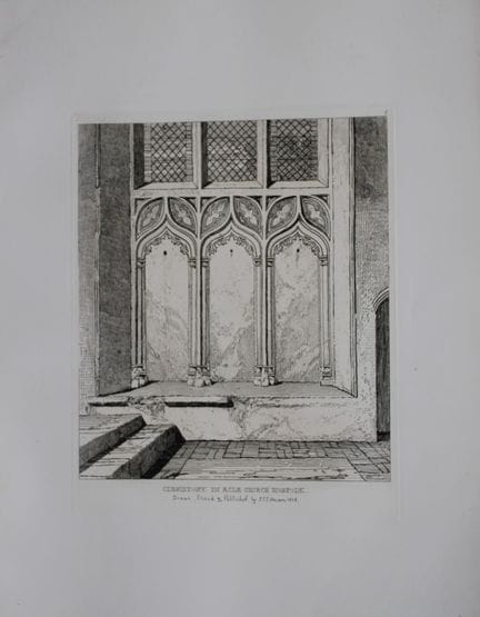 John Sell Cotman - Cleristorio nella chiesa di Acl