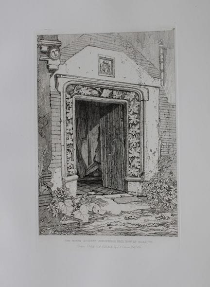 John Sell Cotman - Portale nord, Arminghall Hall, 