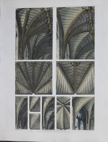 F. Mackenzie - Soffitti ecc. dell’Abbazia di Westm