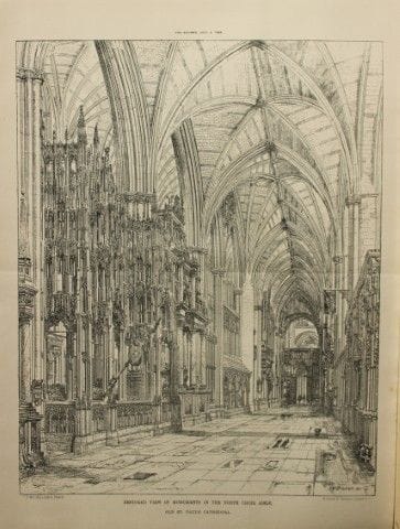 HW Brewer - Vecchia Cattedrale di St Paul, 1892.

