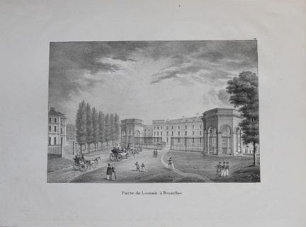 de Cloet - Porta di Lovanio a Bruxelles, 1825.

Qu