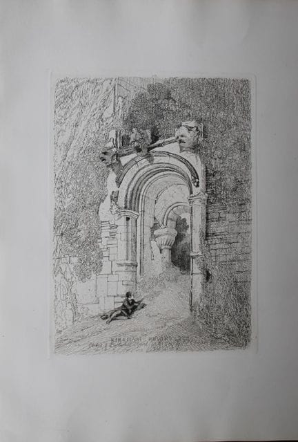 John Sell Cotman - Kirkham Priory, Yorkshire 1838.