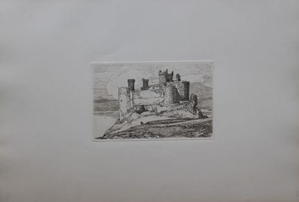 John Sell Cotman - Il castello di Harlech, Galles 