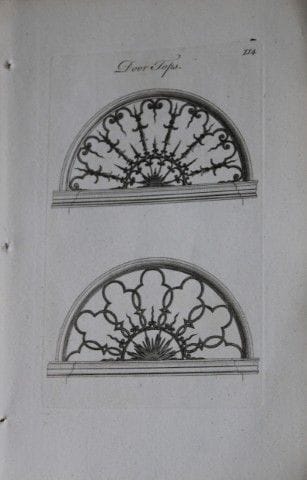 Society of Upholsterers - Door Tops 1765.

This ra