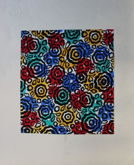 Original-Gouache-Entwurf im Art-Déco-Stil von A. S