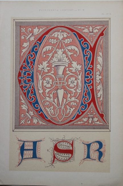 Tymms und Digby Wyatt – Chromolithografie aus „The