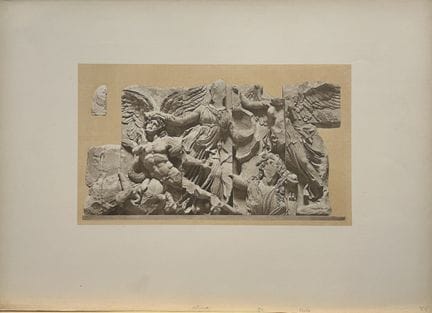 Albert Frisch –  Riesenfries von Pergamon, 1883.

