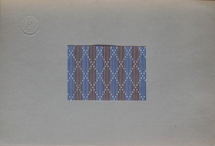 纽约A. Sirooni公司原版水粉画艺术装饰风格设计稿，约1920-1950年。

这是一款专为纽