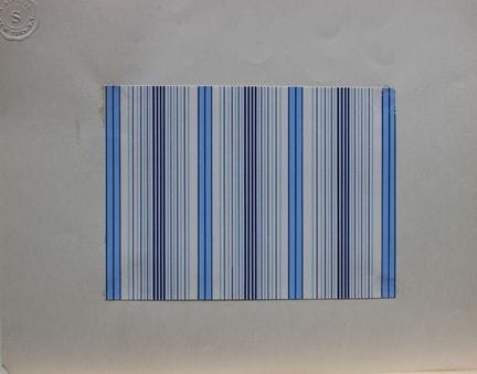 Original-Gouache-Entwurf im Art-Déco-Stil von A. S