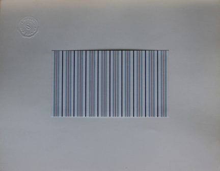 Original-Gouache-Entwurf im Art-Déco-Stil von A. S