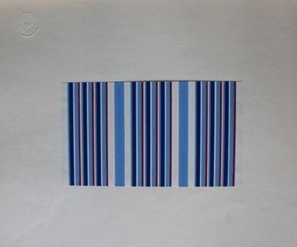 Original-Gouache-Entwurf im Art-Déco-Stil von A. S