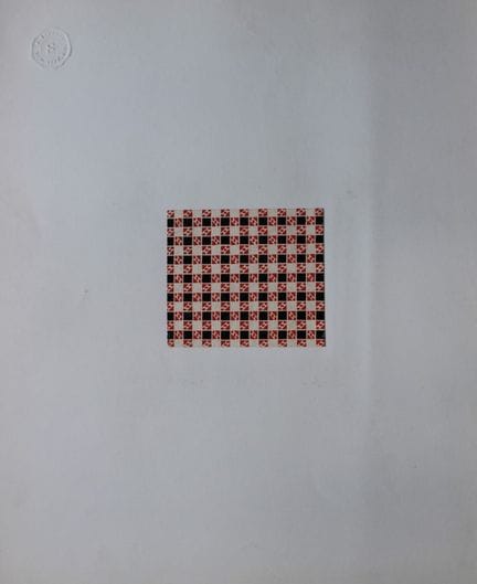 Original-Gouache-Entwurf im Art-Déco-Stil von A. S