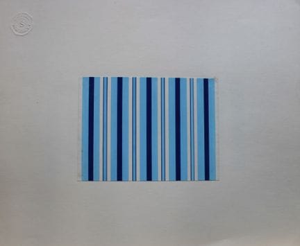 Original-Gouache-Entwurf im Art-Déco-Stil von A. S