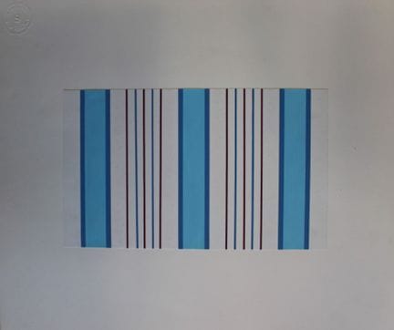 Original-Gouache-Entwurf im Art-Déco-Stil von A. S