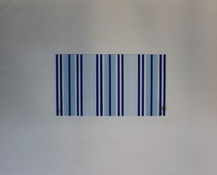 Original-Gouache-Entwurf im Art-Déco-Stil von A. S