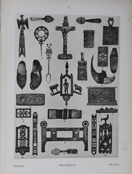 赫尔穆特·博塞特——1924年版3幅法国民间艺术插图。

这些插图选自赫尔穆特·西奥多·博塞特教授所