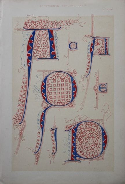 Tymms und Digby Wyatt – Chromolithografie aus „The