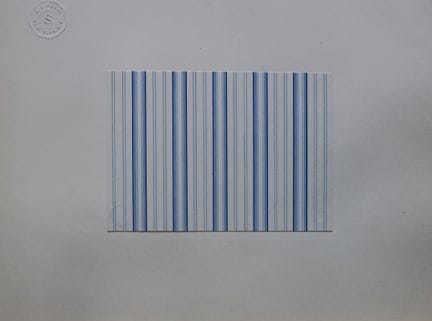 Original-Gouache-Entwurf im Art-Déco-Stil von A. S