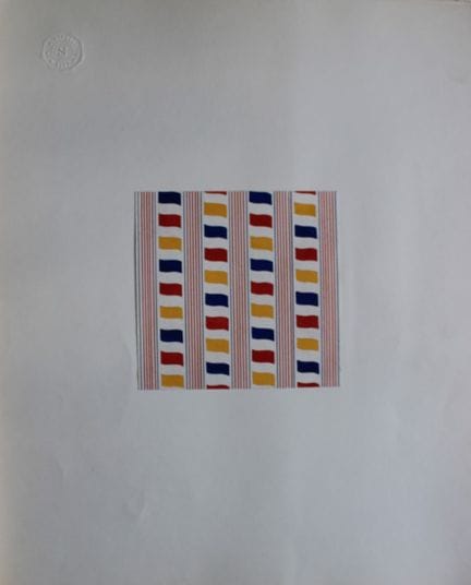 Original-Gouache-Entwurf im Art-Déco-Stil von A. S