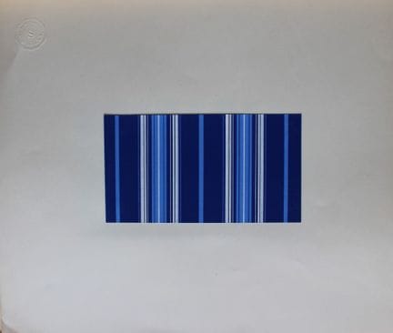 Original-Gouache-Entwurf im Art-Déco-Stil von A. S