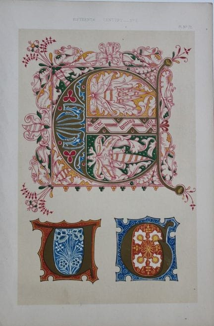 Tymms und Digby Wyatt – Chromolithografie aus „The